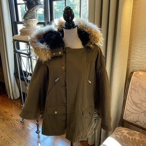 The Kooples Poncho Parka
